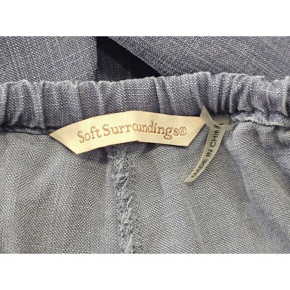 ALK Women's M Soft Surroundings Stretch Waist Wide Leg Lightweight Pants Slacks - Picture 4 of 7